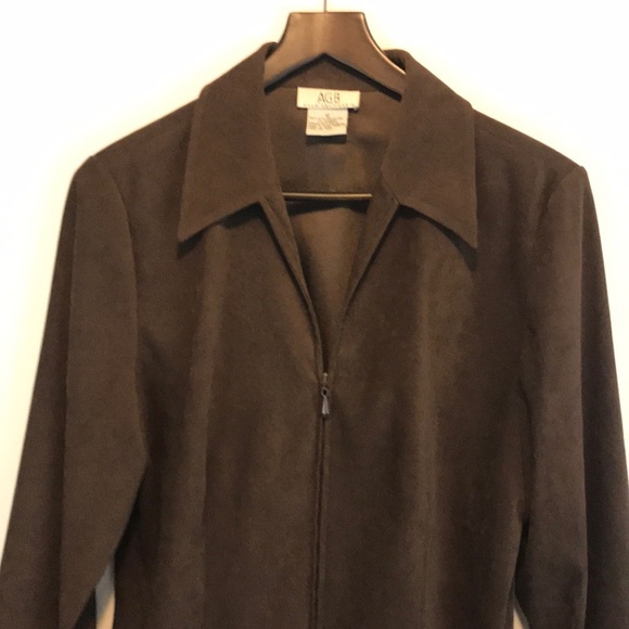 AGB Byer California Brown Jacket Size 13 - Picture 2 of 8